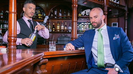 Waiting for a bar to close!