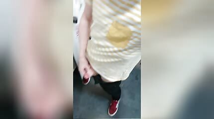 I wanted to get naked in the college bathrooms, but almost got caught