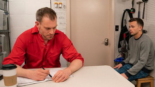 Hung janitor cums in school boy little ass