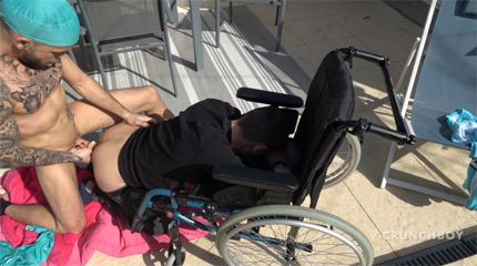 Doctor enjoys spending time with wheelchair exploiters!