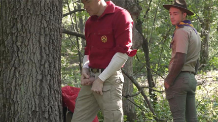 Birdwatching with my scoutmaster