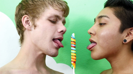 Twinks Anthony Evans and Brycen Russell anal breed hardcore