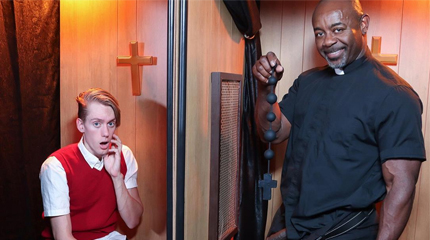 Sinful Altar Boy Gets The Anal Beads & BBC Priest Treatment