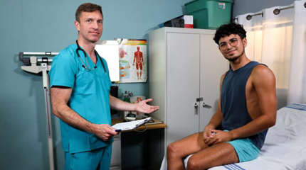 What’ s a horny step nephew to do when he’ s not feeling his best