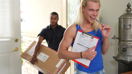 Delivery Man Delivers More Then Just A Packege