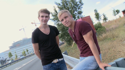 Cute hitchhiker guy named Carl