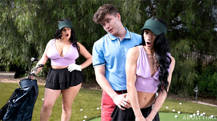 Cantine Boy Disguises As Golfer's Girlfriend To Get Fucked