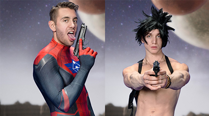 Cosplay Fans Blast Each Others Holes