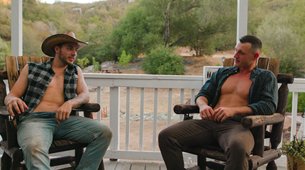 Country boy hires city boy to help him around his ranch