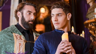 Horny priest passionately breeds hot twink