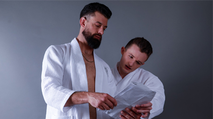 Teaching a new pornstar some tricks