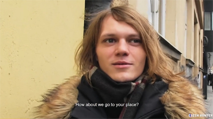 Long hair blond Czech fucked for cash