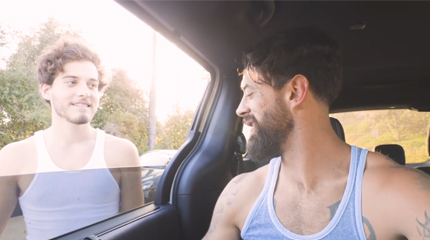 Twink BIG Cocked Stranger Tops Bearded Muscle