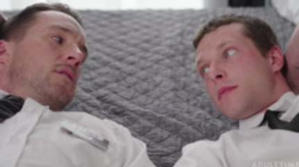 Two religious roommates are preparing to go spread the word