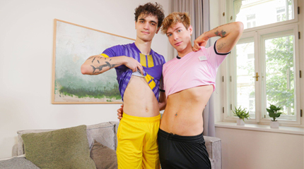 It's never easy to focus when you are super horny after a great game of soccer